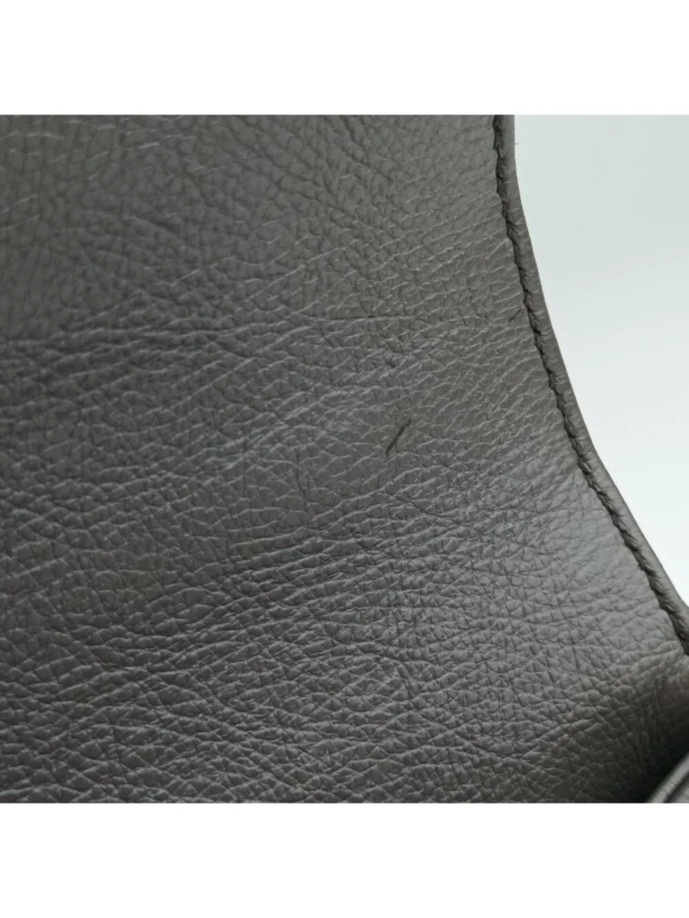 Saint Laurent Carre Gray Leather Shoulder Bag